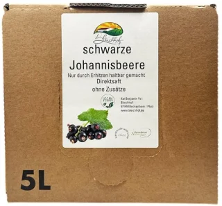 Pure zwarte bessensap in 5L – krachtig van smaak, puur van aard