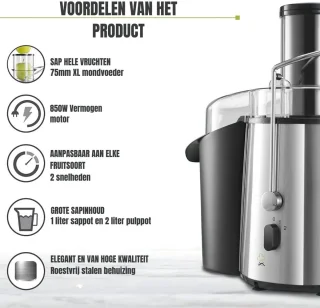 Zylo Sapcentrifuge Groenten en Fruit Meerkleurig