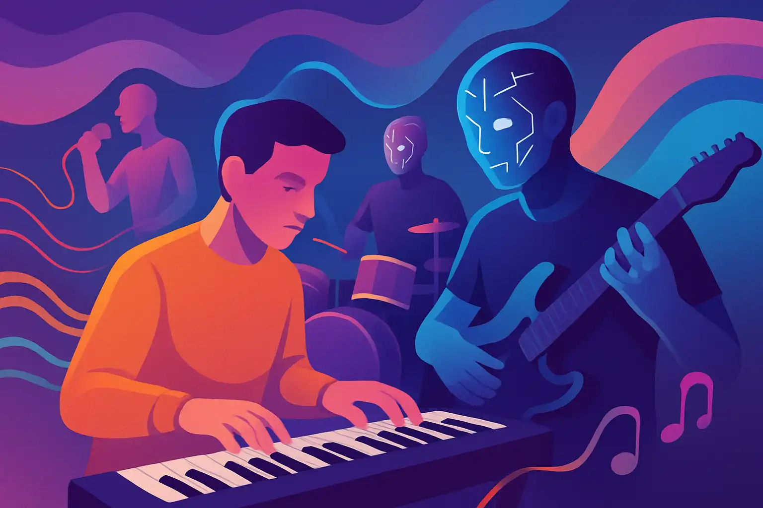 Speel mee met een AI-band: zo gebruik je realtime AI-accompagniment voor jams en live shows