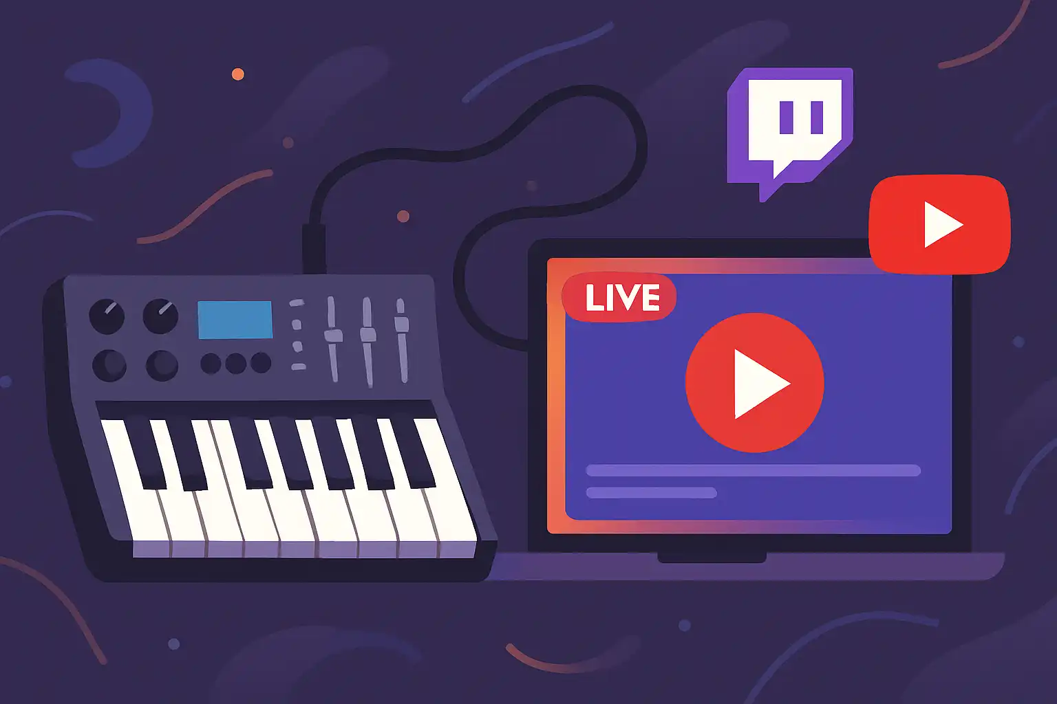 Stream je live optredens direct vanaf je keyboard: zo koppel je je instrument aan Twitch en YouTube zonder gedoe