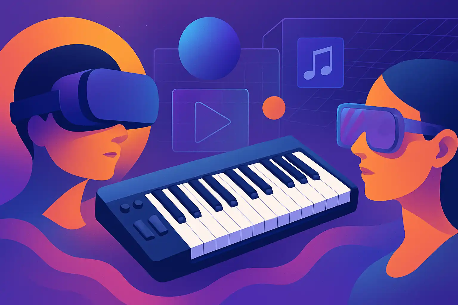 Van podium naar virtuele wereld: zo gebruik je je keyboard in VR- en AR-muziekervaringen