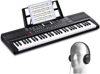 De Paco Goederen® - Piano Keyboard - 61 toetsen - Digitaal toetsenbord - Elektrische Piano - Keyboard Piano - 200 ritmes of 600 tonen voor beginners in één oogopslag