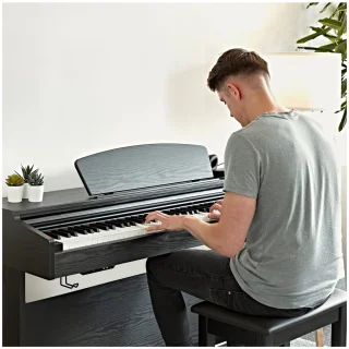 DP-10X Digitale Piano van Gear4music, Donker Palissanderhout
