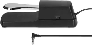 universeel sustainpedaal voor keyboard - Sustainpedaal 1,5 meter kabel voor digitale piano, synthesizer en elektronisch orgel - Zwart