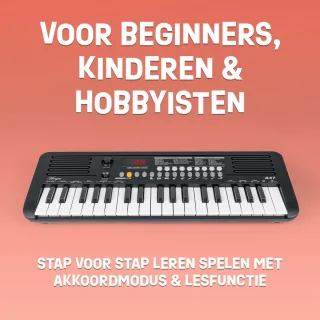 Áengus Keyboard Piano Keyboard Kind met 37 toetsen - Aanslaggevoelige Toetsen - USB-C MIDI - Zwart