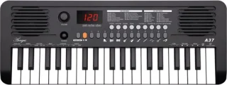 Áengus Keyboard Piano Keyboard Kind met 37 toetsen - Aanslaggevoelige Toetsen - USB-C MIDI - Zwart