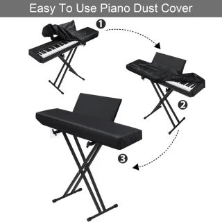 Dustproof Cover voor 88 Keys Digitale Keyboard - Piano Keyboard 88 Keys met Trekkoord - Piano Bescherming