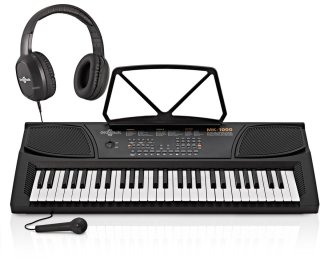 De MK-1000 54-Toets Draagbaar Keyboard van Gear4music - Starterspakket in één oogopslag