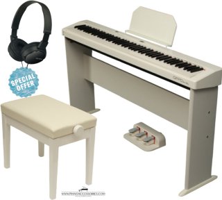 De Digitale piano package GPPD Home Stage C8 – Wit in één oogopslag