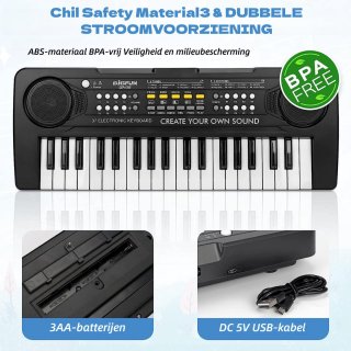 Wat vinden we goed aan de 37-toetsen Elektronisch Keyboard voor Kinderen