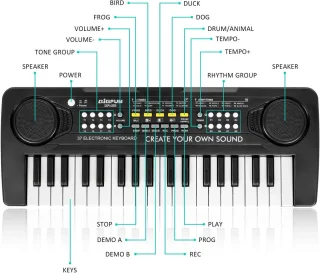 37-toetsen Elektronisch Keyboard voor Kinderen