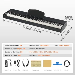 Aafinity Keyboard - Digitale piano