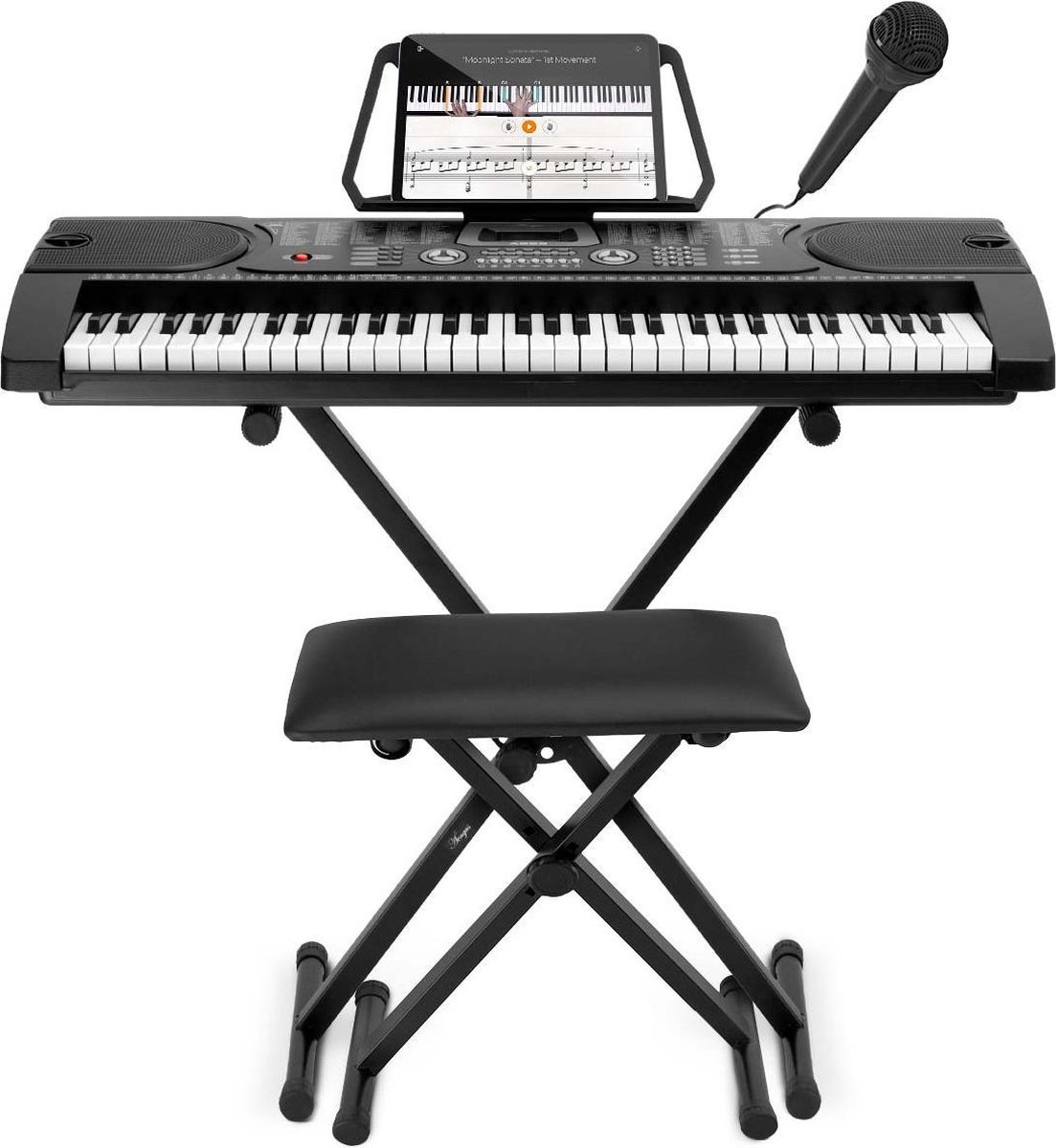 Áengus A289 Keyboard Piano 61 Toetsen Complete Set