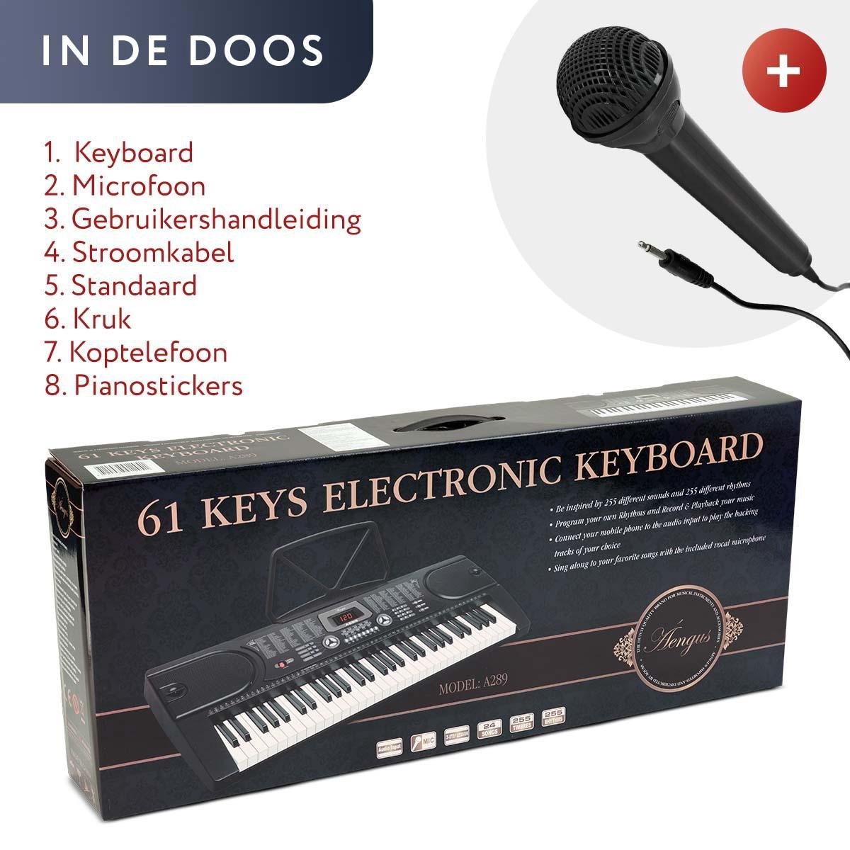 Áengus A289 Keyboard starter set 61 toetsen
