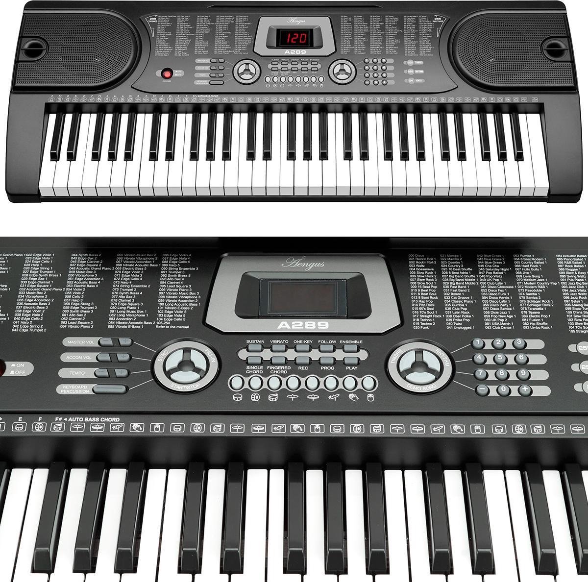 Áengus A289 Piano Keyboard 61 toetsen
