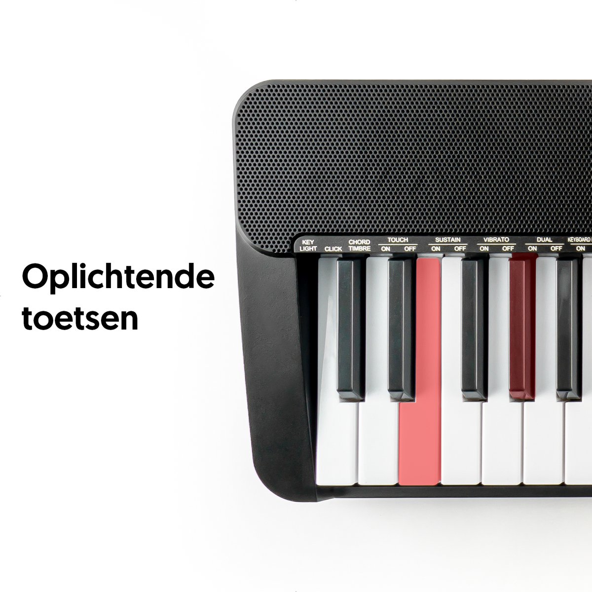 Áengus A902 Keyboard Piano 61 toetsen USB MIDI inclusief sustain pedaal