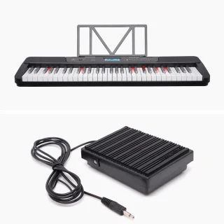 Áengus A902 Keyboard piano 61 toetsen USB MIDI sustain pedaal standaard