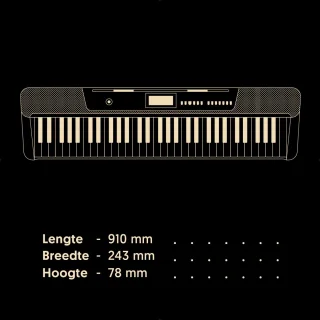 Áengus A902 Keyboard Set 61 toetsen USB MIDI