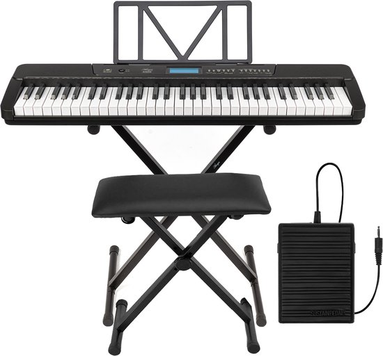 Áengus A902 Keyboard Set 61 toetsen USB MIDI