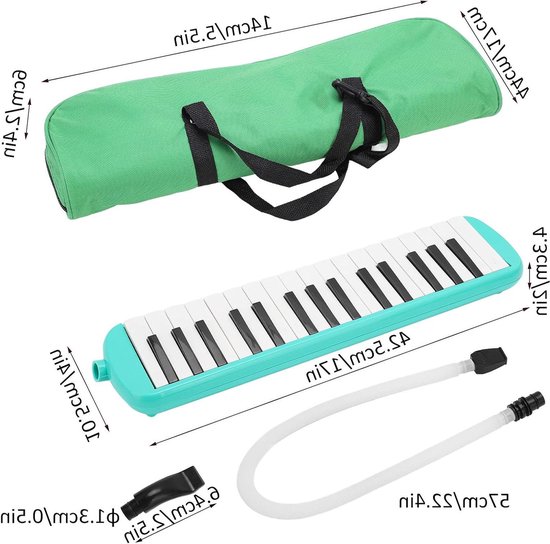 Air Piano Melodica 32 Toetsen met Mondstuk en Draagtas review