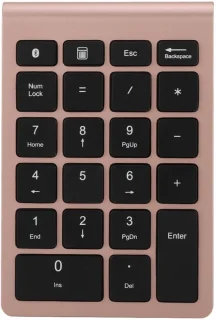 Allecto Numeric Keyboard - Roze Goud