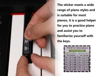 Allecto Plus - Piano Keyboardstickers