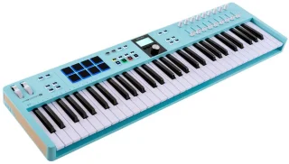 De Arturia KeyLab Essential mk3 61 MIDI-controller Aquamarine in één oogopslag