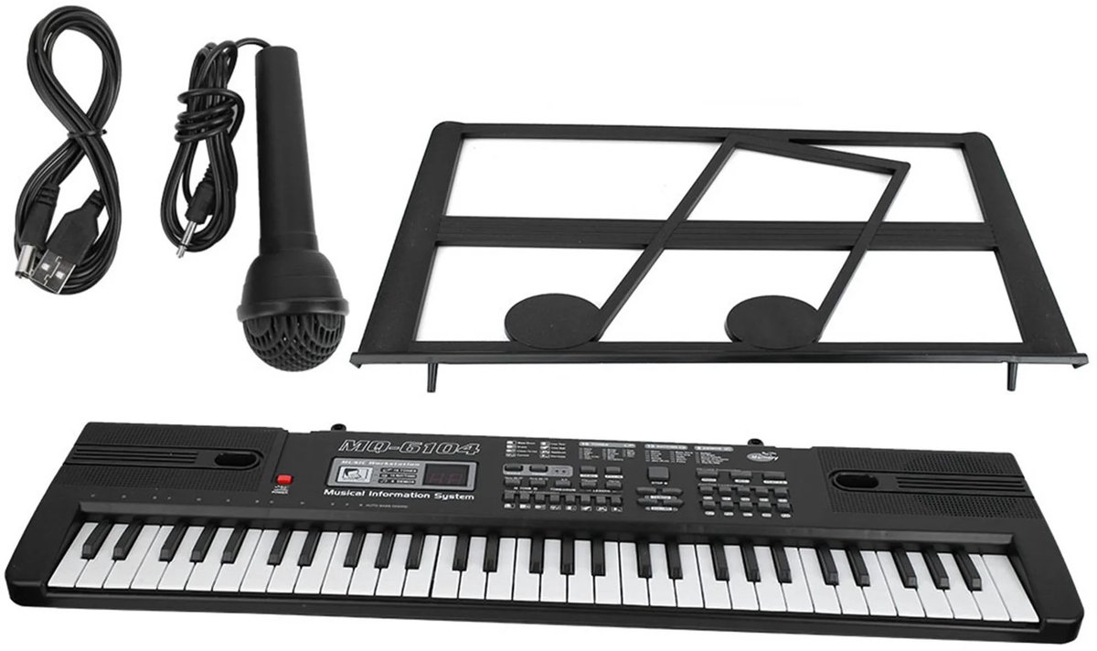 De BellissiBo Keyboard Piano 61 toetsen voor kinderen 1-6 jaar in één oogopslag