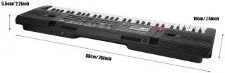 BellissiBo Keyboard Piano 61 toetsen voor kinderen 1-6 jaar