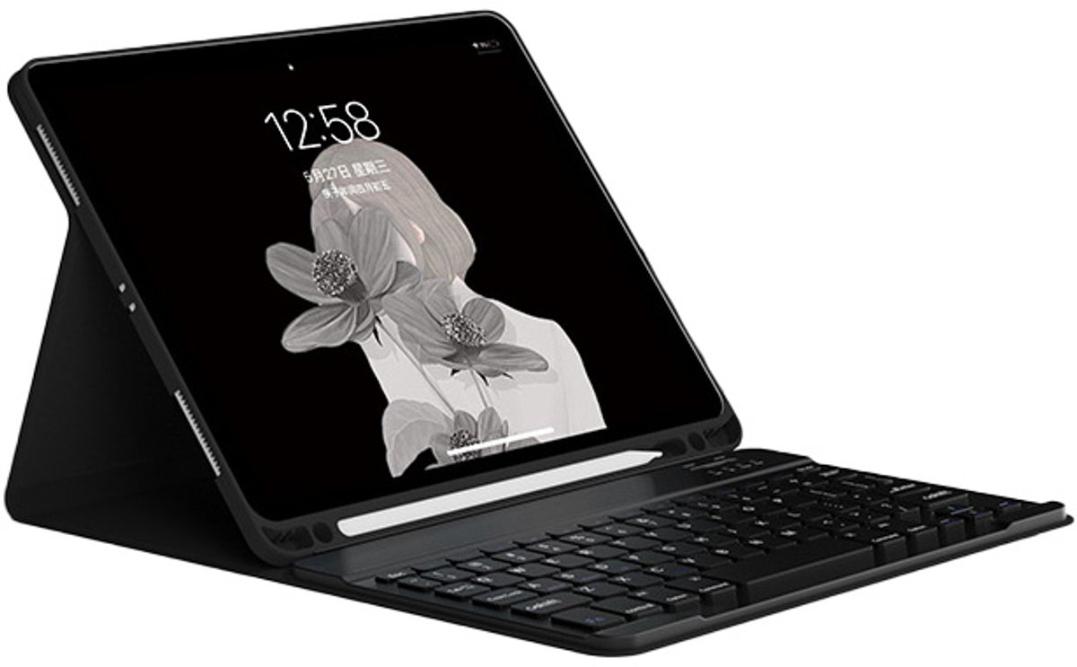 De Beschermhoes met Bluetooth-toetsenbord voor iPad in één oogopslag