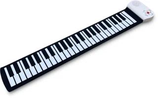 Bolan Rollup Piano 49 toetsen zwart/wit