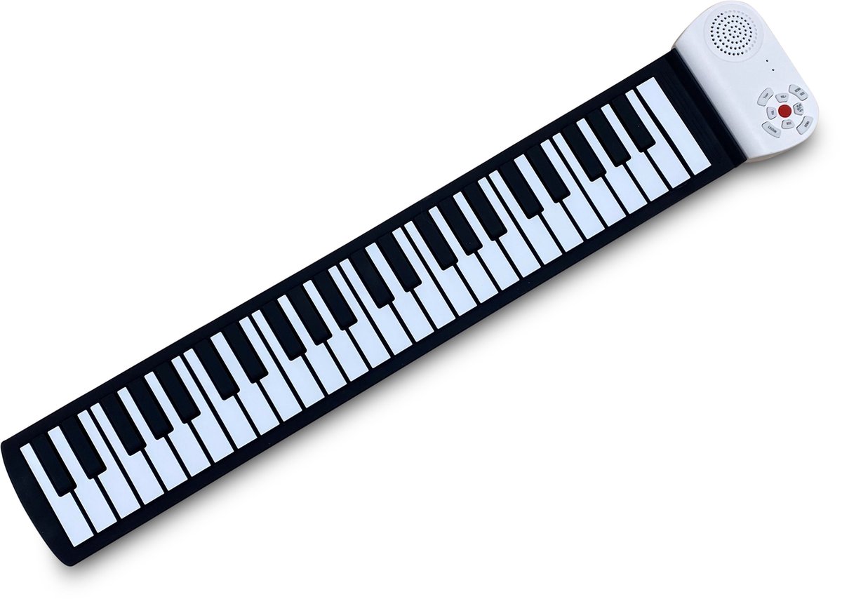 Bolan Rollup Piano 49 toetsen zwart/wit