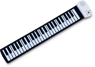 Bolan Rollup Piano 49 toetsen zwart/wit
