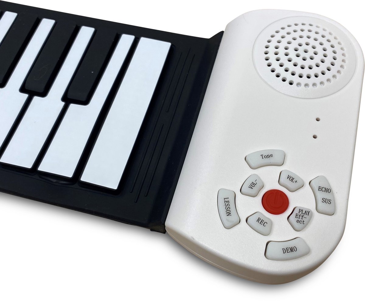 Bolan Rollup Piano 49 toetsen zwart/wit