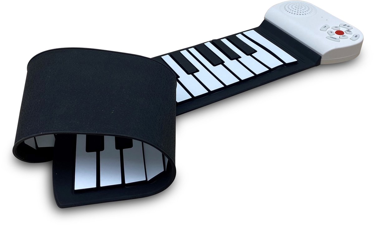 Bolan Rollup Piano 49 toetsen zwart/wit