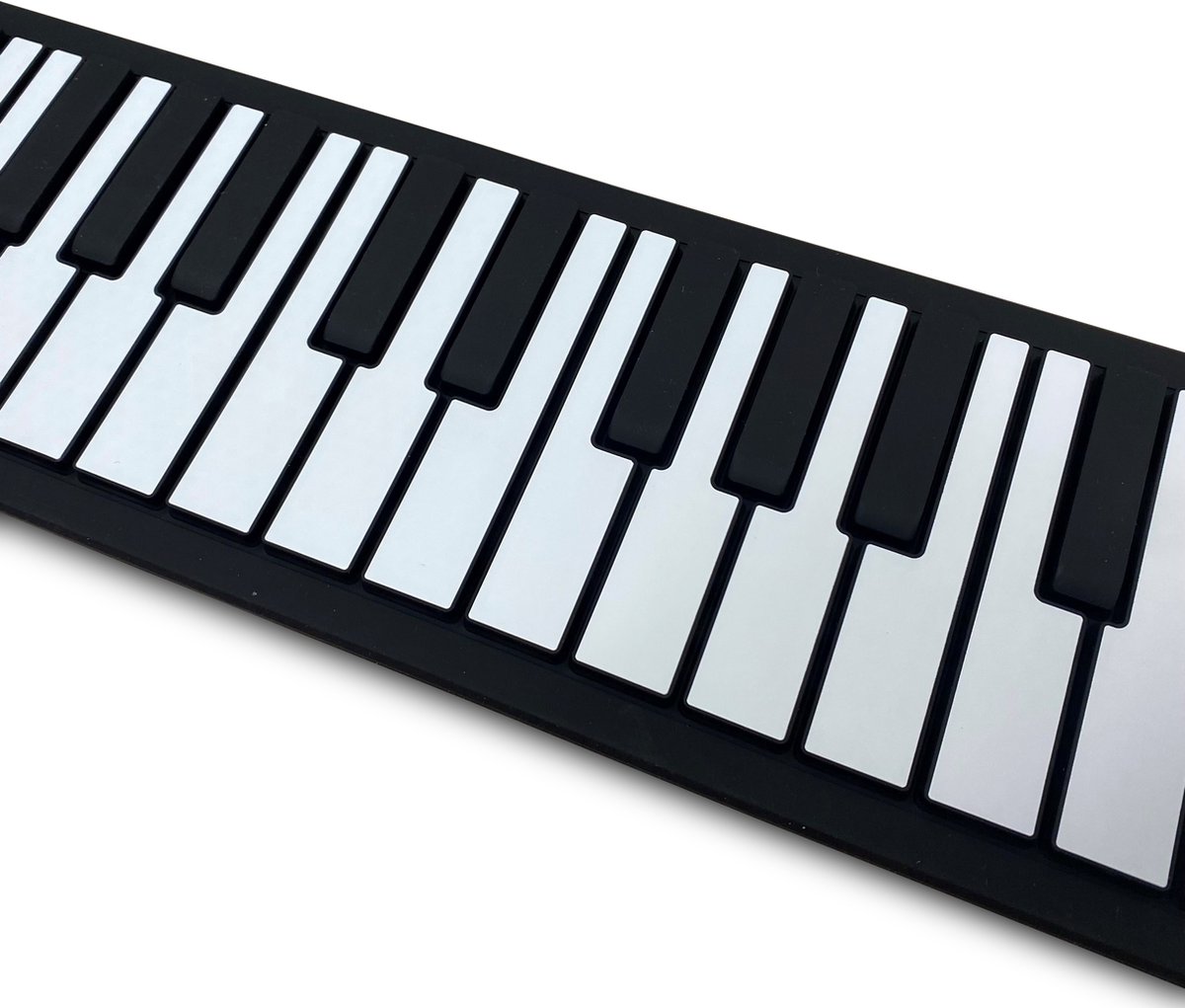 Bolan Rollup Piano 49 toetsen zwart/wit