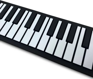 Bolan Rollup Piano 49 toetsen zwart/wit