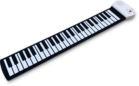 Bolan Rollup Piano 49 toetsen zwart/wit