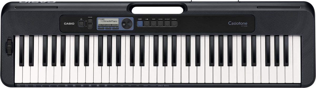 De Casio CT-S300 keyboard 61 toetsen zwart in één oogopslag
