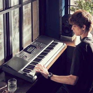 Casio CT-X5000 61-toetsen USB MIDI Keyboard Zwart Wit
