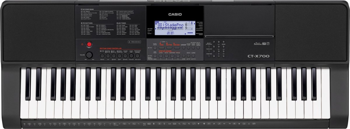 De Casio CT-X700 Keyboard in één oogopslag