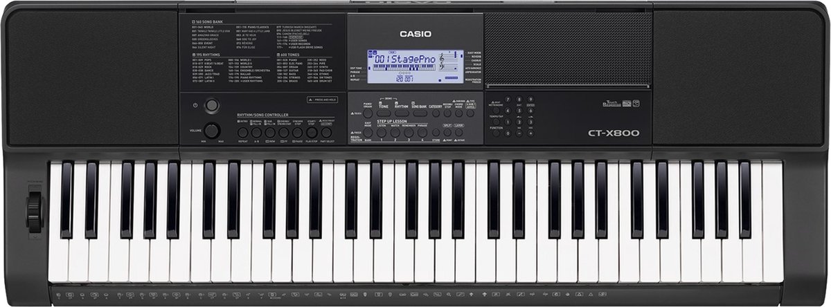 De Casio CT-X800 Keyboard in één oogopslag