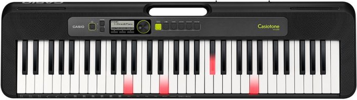 De Casio LK-S250 Keyboard inclusief adapter in één oogopslag
