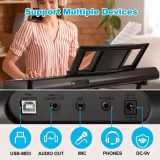 Wat vinden we goed aan de Cellista Keyboard Piano 61-toetsen