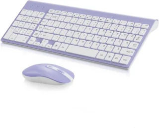 Cimetech Wireless Keyboard & Mouse Combo (Purple)