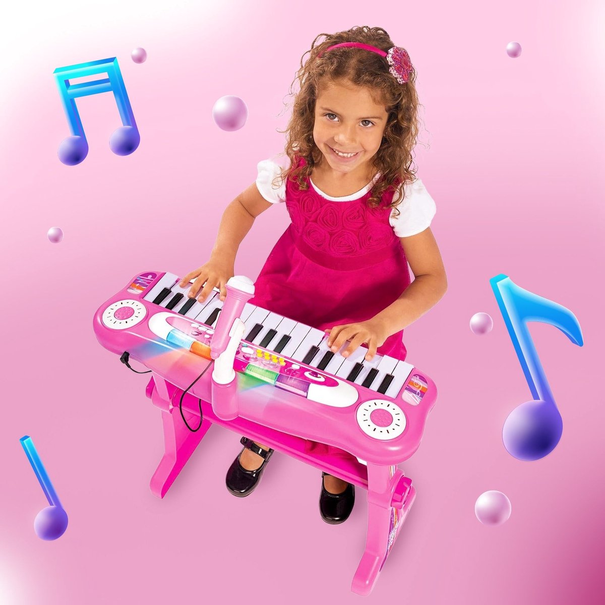DailySupplies Kinder Piano Roze