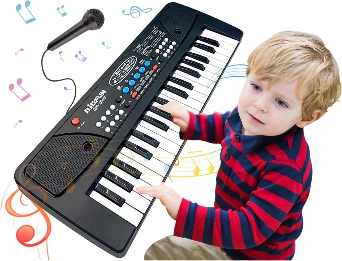 DailySupplies Kinder Piano Zwart