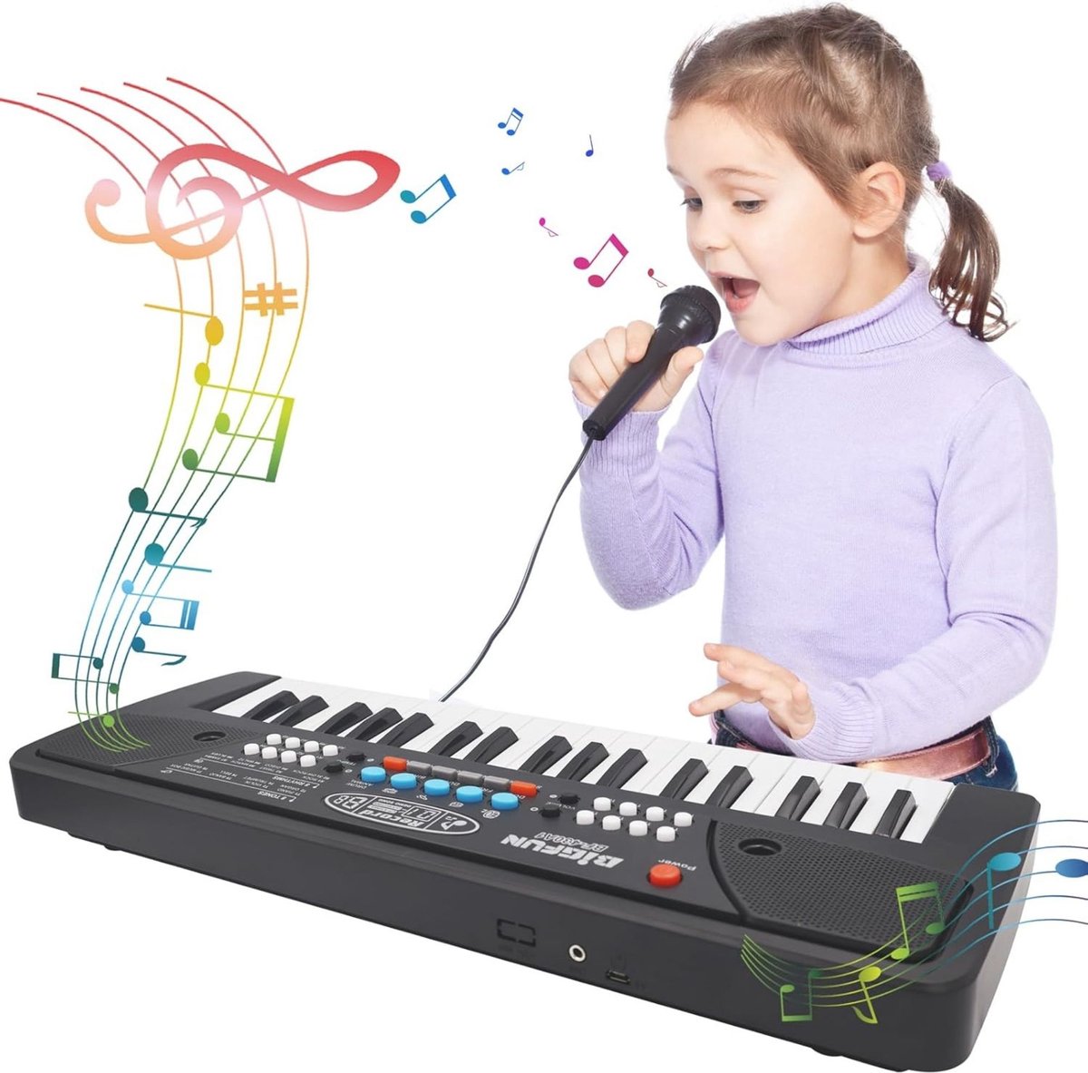DailySupplies Kinder Piano Zwart
