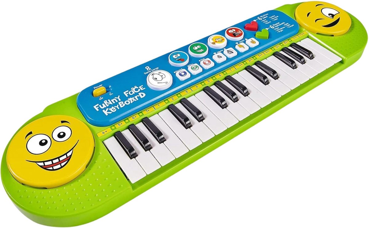 De Dailysuppliess Kinder Piano Groen in één oogopslag