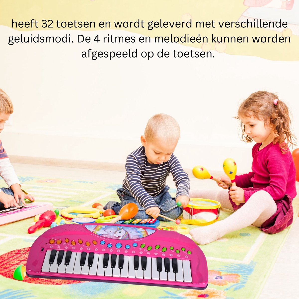 Dailysuppliess Kinder Piano Roze